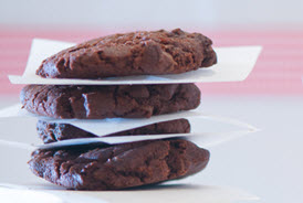 DOUBLE CHOCOLATE COOKIES…TRY STOPPING AT ONE!